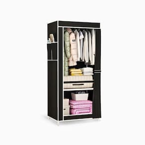Guarda Roupa Closet Dobrável Organizador Com Capa De Tecido