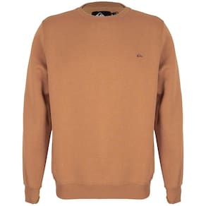Moletom Quiksilver Careca Embroidery WT25 Masculina Mostarda