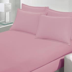 Lencol Avulso Casal Com Elastico Malha Image Rose Bouton