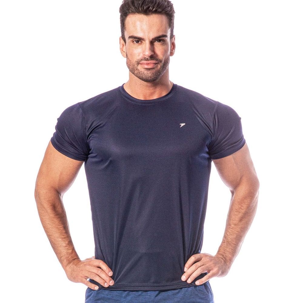 Camiseta M/C New Basic 04406-Mr - Azul Marinho Gg