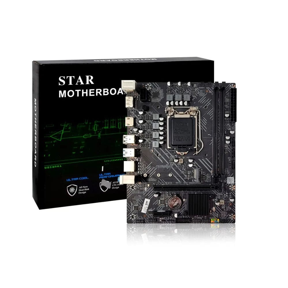 Placa Mae Para Intel LGA 1200 H510 M.2 2xDdr4 Hdmi Star H510
