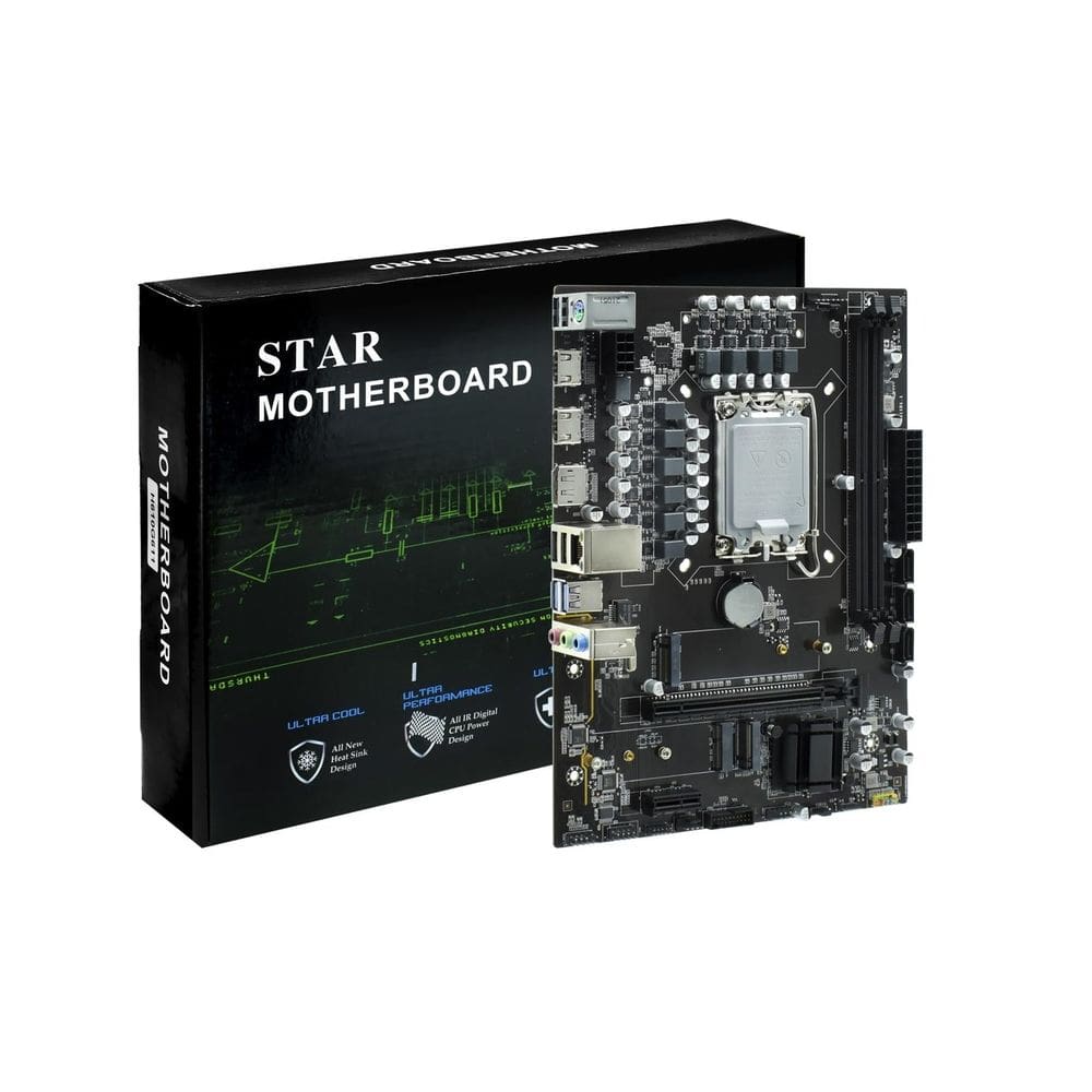 Placa Mãe Star Para Intel 12° Geração LGA 1700 H610 M.2 DDR4