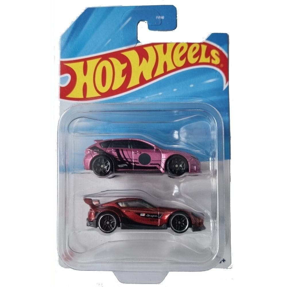 Hot Wheels Pacote 2 Carros Toyota GR e Subaru WRX - Mattel