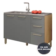 Balcão Gabinete Para Pia 1,20m Versalhes Kit`s Paraná