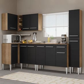 Cozinha Completa de Canto Emilly Water Madesa
