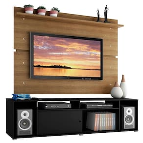 Rack Cancun e Painel para Tv até 65" Preto Madesa