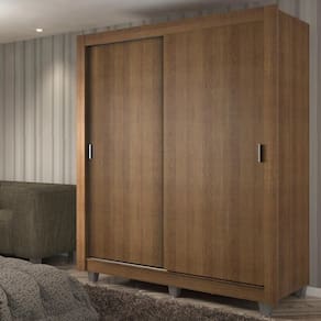 Guarda-Roupa Dallas Plus 2 Portas Correr RusticMadesa