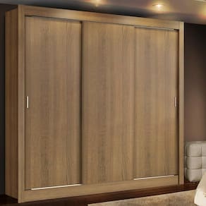 Guarda-Roupa Casal Lyon Plus Portas de CorrerRustic Madesa