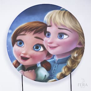 Painel Decorativo para Festa 1,50x1,50 metros Vesti Fácil com Elástico Frozen - Fera Print
