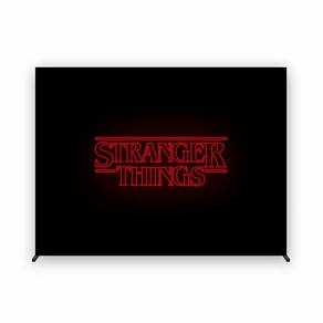 Painel de Festa Retangular Stranger Things Diversas Medidas - Fera Print
