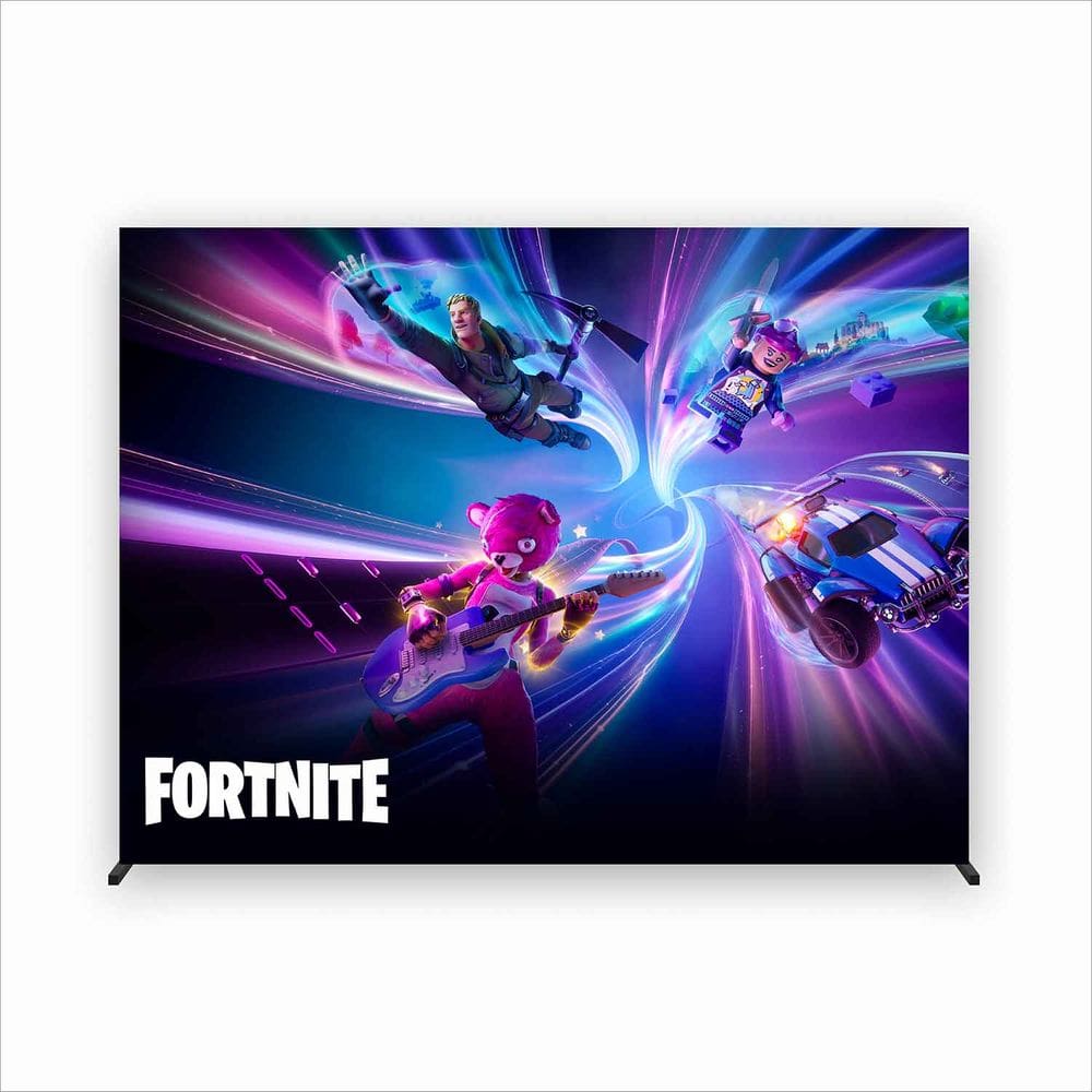 Painel de Festa Retangular Fortnite Diversas Medidas - Fera Print