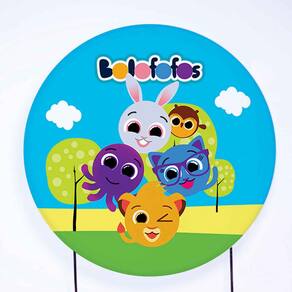 Painel Decorativo para Festa 1,50x1,50 metros Veste Fácil com Elástico Bolofofos - Fera Print