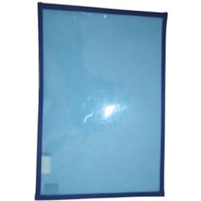 Porta Alvara Vertical Azul 335x240 Acetato Furo
