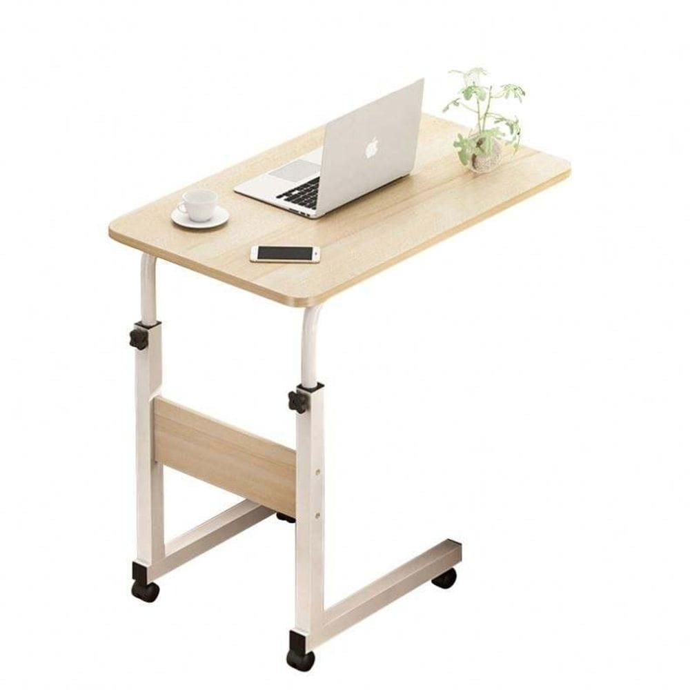 Mesa Multiuso Notebook Com Rodas Altura Ajustavel Cafe Sofa Cama Computador Home Office