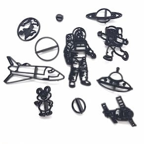 Conjunto De Cortador De Plástico - Modelo Espaço