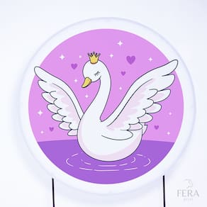 Painel Decorativo para Festa 1,30x1,30 metros Vesti Fácil com Elástico Cisne - Fera Print