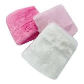 Kit 3 Tapetes Pelucia Para Fundo De Foto 30X30Cm