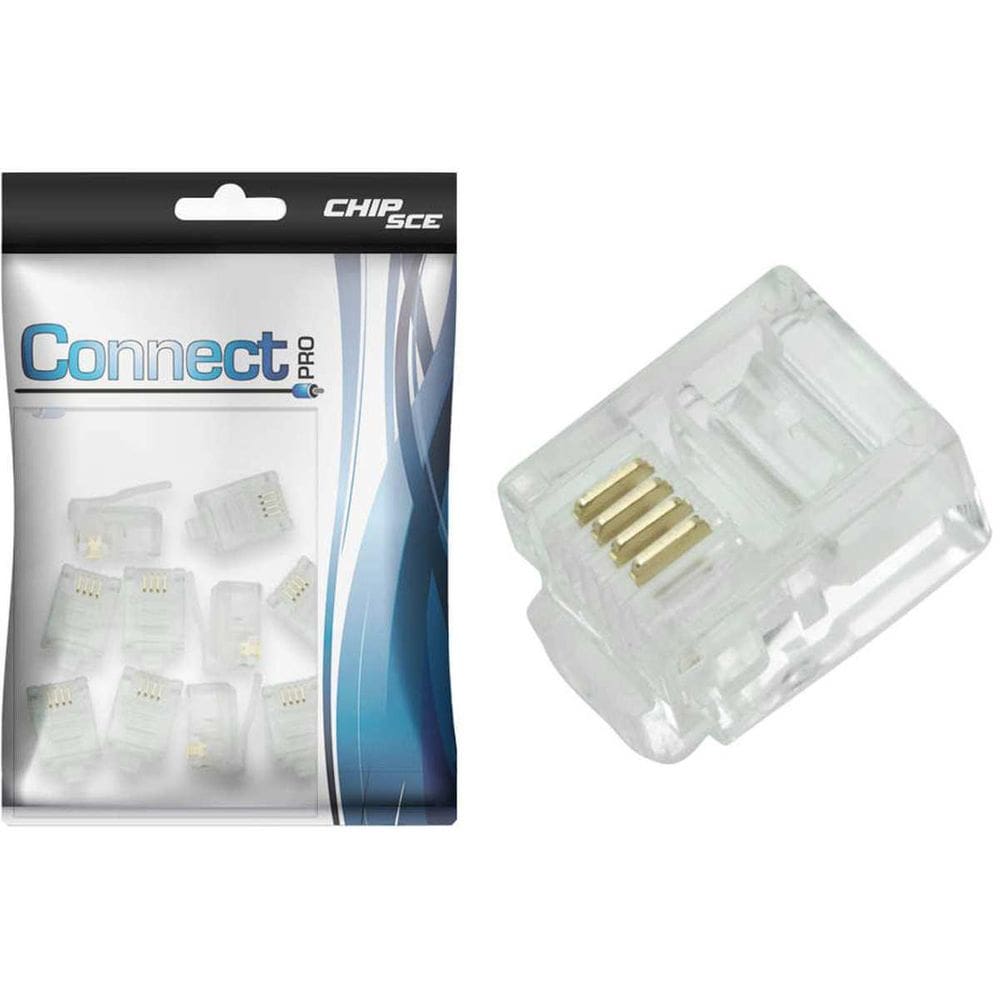 Cabo De Rede Plug Rj11 6X4