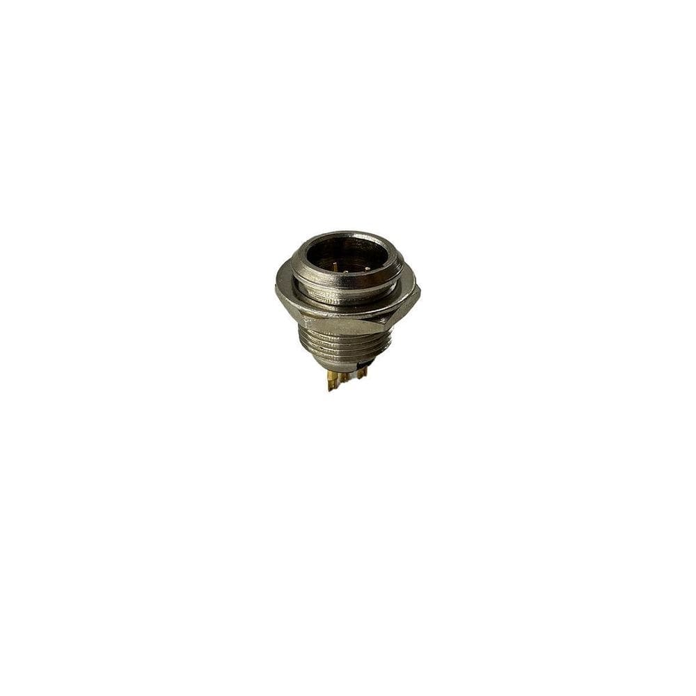 Conector Painel Mini Xlr Macho Para Transmissor 4 Pinos