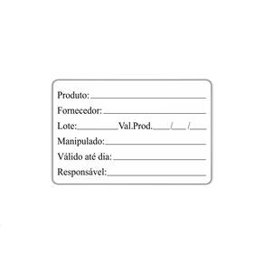 Rolo Com 1.000 Etiquetas Adesivas Bopp - Modelo 5