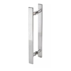 Puxador Para Porta Pivotante Barra Chata Reto Escovado 50Cm