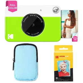 Câmera de impressão instantânea KODAK Printomatic Starter Bundle verde
