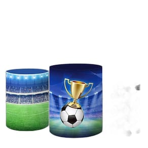 Trio De Capas Cilindros 3D Sublimado Futebol Fcc-111