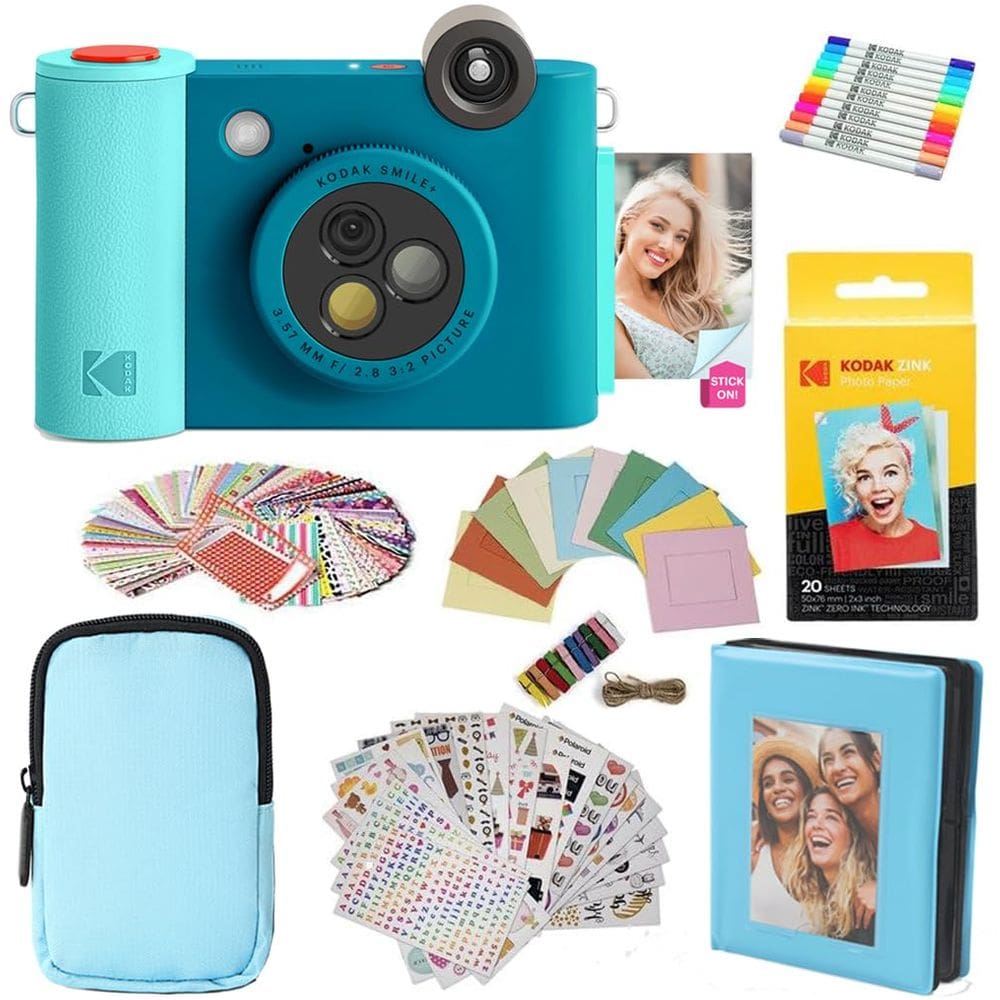 Câmera digital de impressão instantânea e impressora fotográfica KODAK Smile+