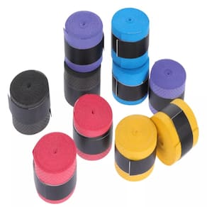 Kit 10 Overgrip Raquete Beach Tennis Pickleball Padel Squash Super Grap Pack
