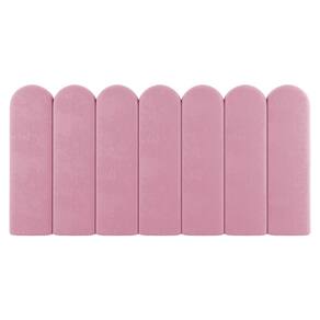 Painel Cabeceira Cama Box Casal Lana 140cm Suede Rosa - Abmaza