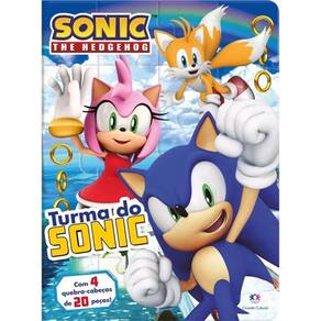 Livro Quebra-Cabeça - Sonic - The Hedgehog - Turma Do Sonic