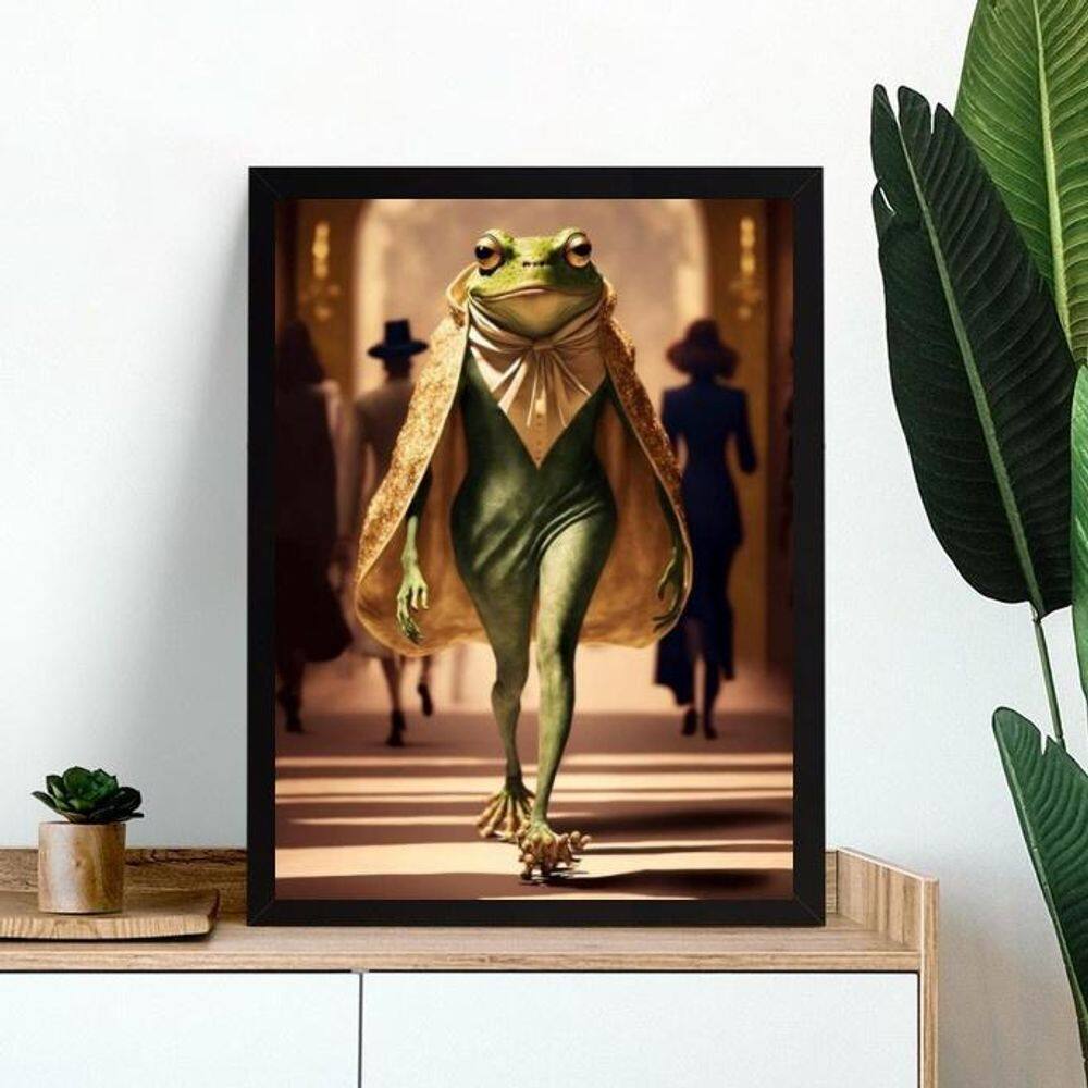 Quadro Decorativo Perereca Sexy 33X24Cm