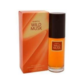 Spray de colônia Perfume Coty Wild Musk para mulheres, 44 ml (pacote com