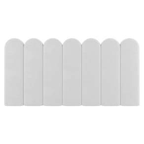 Painel Cabeceira Cama Box Solteiro Lana 90cm Sintético Branco - Abmaza