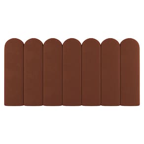 Painel Cabeceira Cama Box Solteiro Lana 90cm Suede Terracota - Abmaza