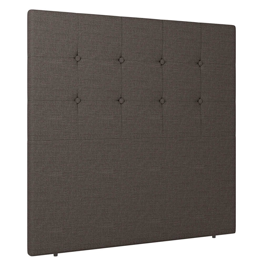 Cabeceira Cama Box Solteiro Luana 90cm Linho Marrom - Abmaza