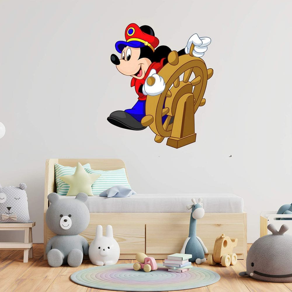 Adesivo De Parede Mickey Marinheiro Mod01