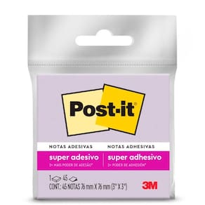 Bloco De Recado Post-it 76x76mm Roxo 45fls - 3m