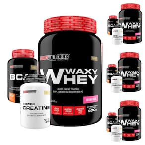 Combo Amigos:4X Whey900G Cho+4Xcreatina100G+4X Bcaa100G - Bb