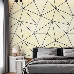 Kit 10 Rolos Papel De Parede Adesivo Zara Ouro Branco 3,0M