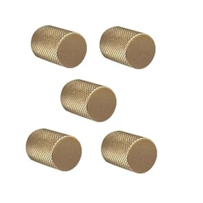 Kit 5 Puxador Bali Granado Ponto Dourado Fosco Zen Design