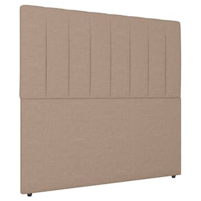 Cabeceira Cama Box Solteiro Ivana 90cm Linho Bege - Abmaza