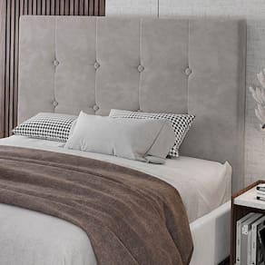Cabeceira Cama Box Casal Luana 140cm Veludo Prata - Abmaza