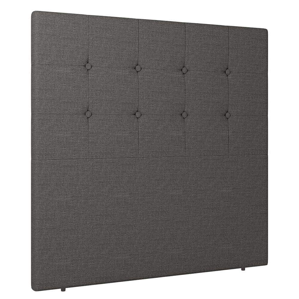Cabeceira Cama Box Solteiro Luana 90cm Linho Cinza - Abmaza