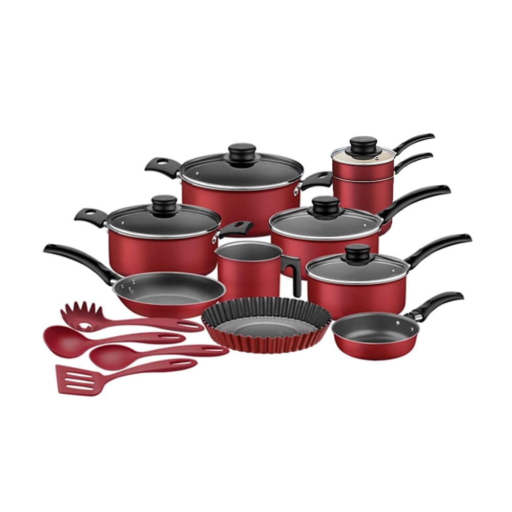 Kit Novo Jogo Panelas Turim 12 Peças Cuscuzeira Tramontina