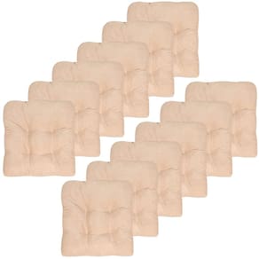 Almofada de cadeira Sweet Home Collection Crushed Memory Foam 16x16cm