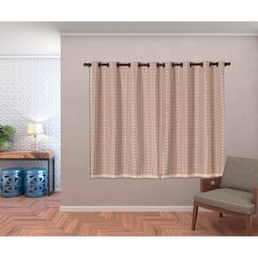 Cortina Voal Xadrez Blackout Corta Luz 2,80m x 1,60m Castor