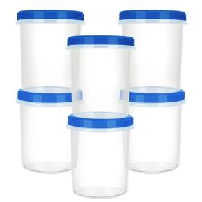 Recipientes para alimentos Atecare Heavy Duty Hertight, pacote com 6 unidades, 950 ml