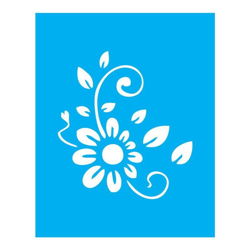 Stencil Tamako Floral - 20X25Cm - Ref B560