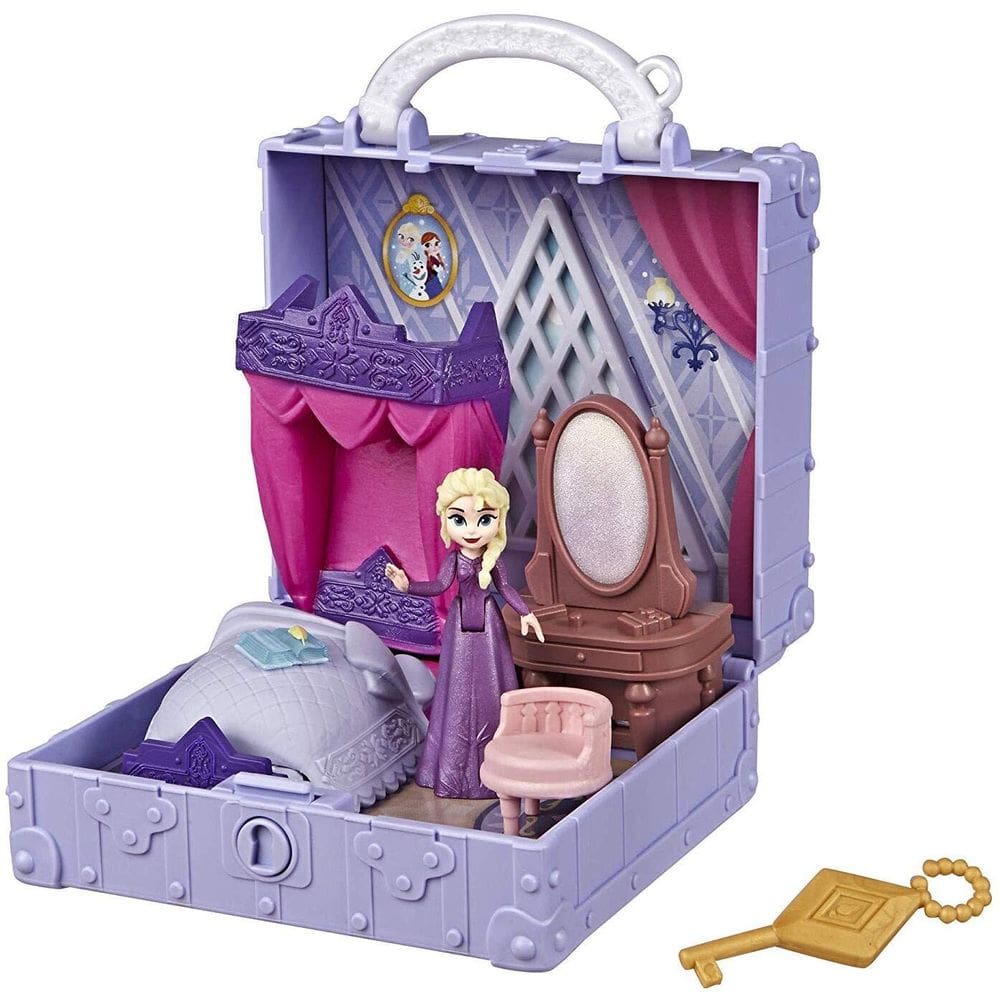 Conjunto de brinquedos Disney Frozen Pop Adventures Quarto de Elsa com boneca Elsa